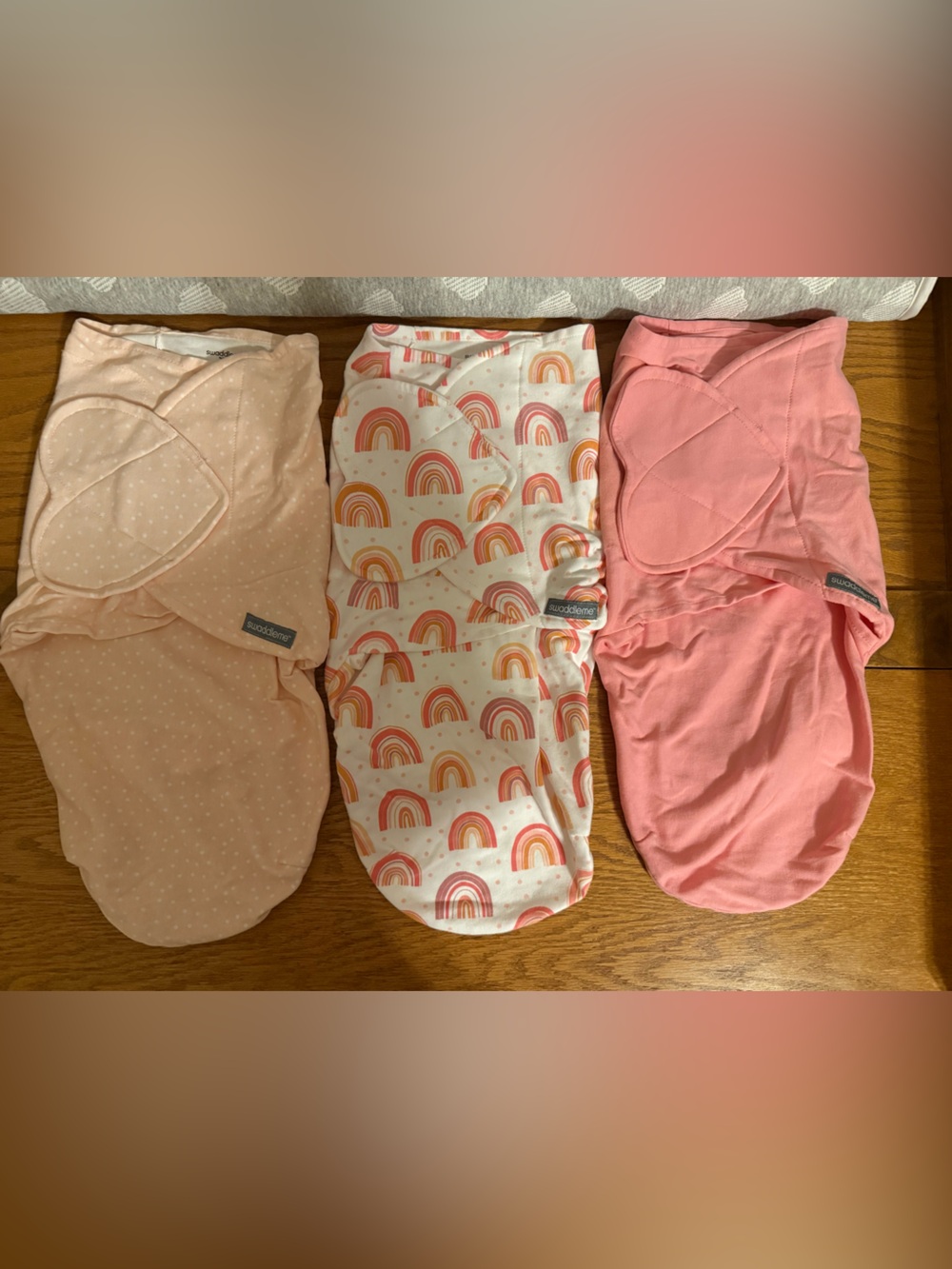 Swaddleme Baby Monogram Collection - 3pk swaddles. NWOT